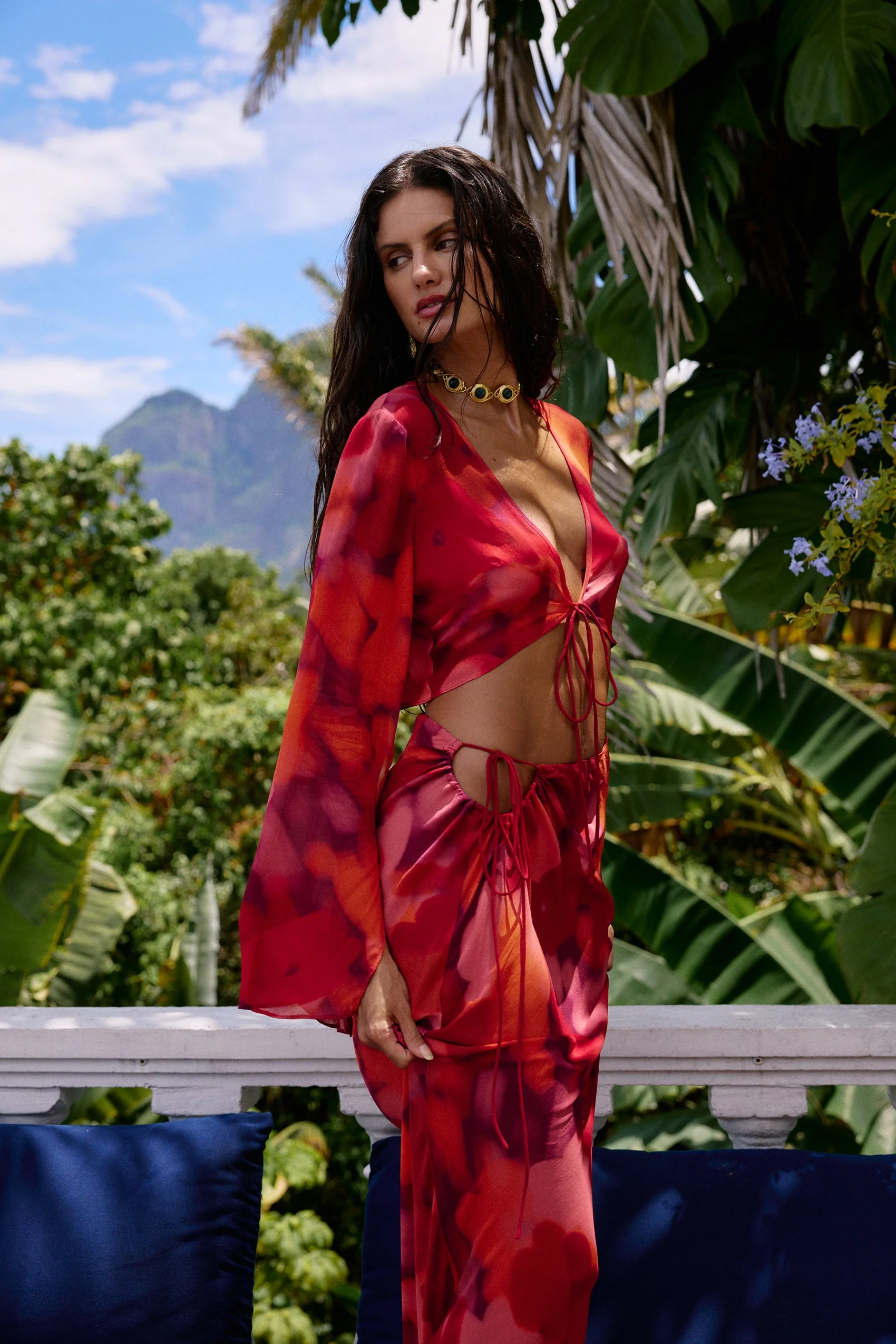 Odessa Maxi Skirt in Floresta - Image 10