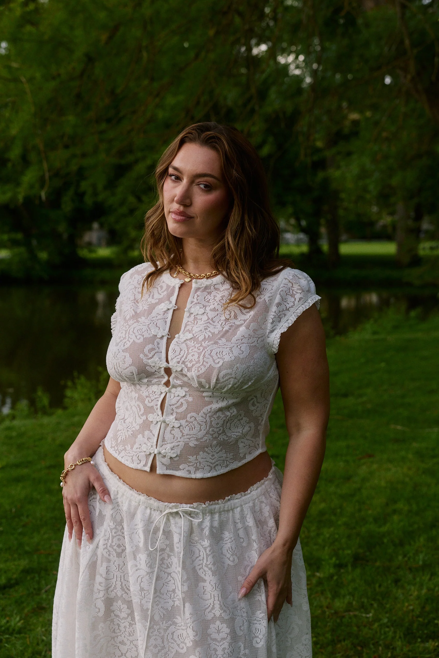 Olympia Top in Lumiere - Image 5