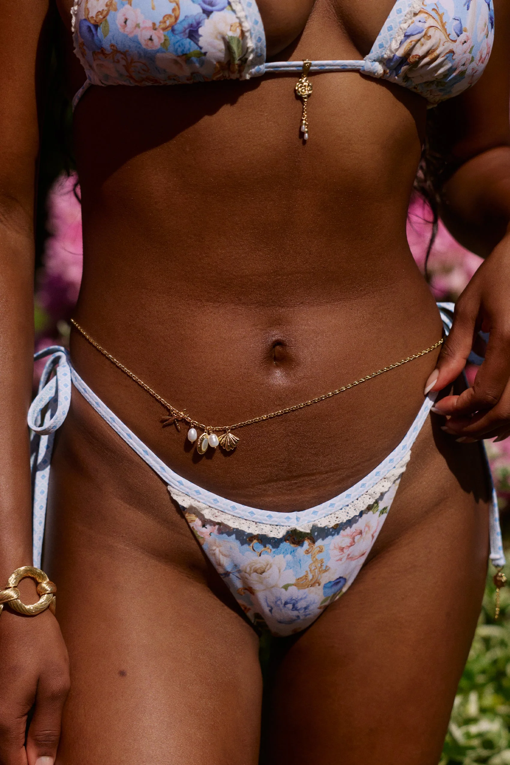 Sorella Waist Chain in Pearl - Image 4